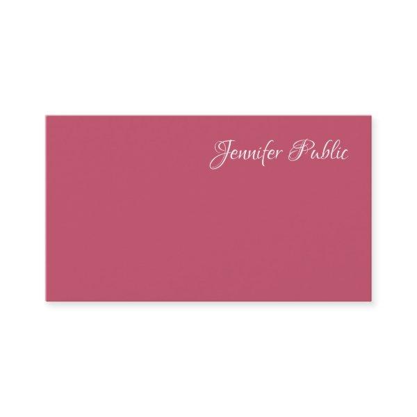Modern Simple Elegant Red Professional Template
