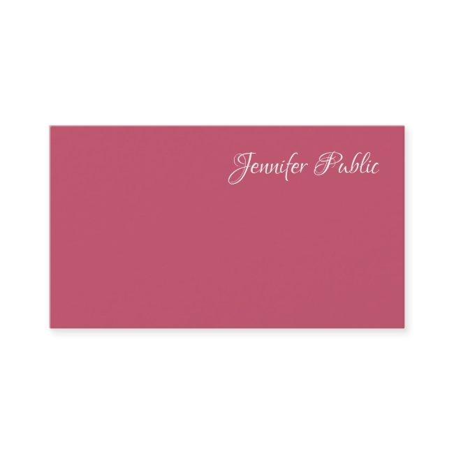 Modern Simple Elegant Red Professional Template