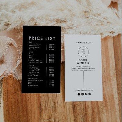 Modern Simple Formal Elegant Dark Price List