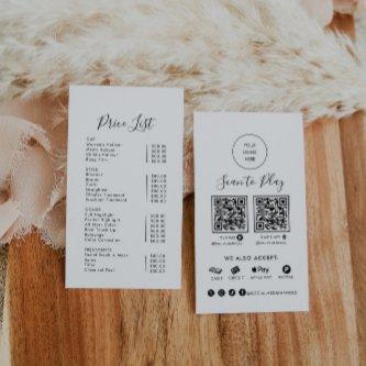 Modern Simple Formal Scan to Pay Price List