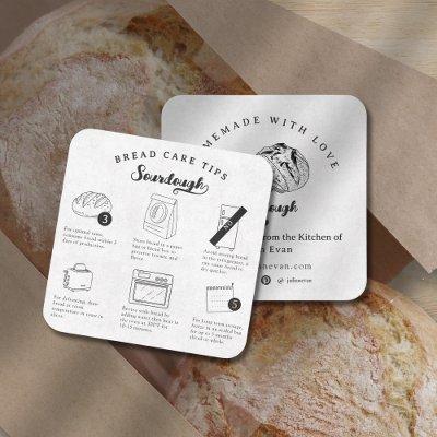 Modern Simple Homemade Sourdough Bread Care Tips Square