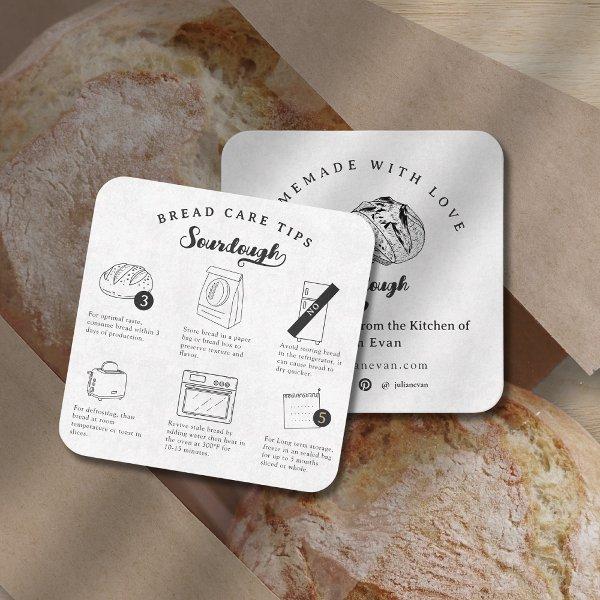 Modern Simple Homemade Sourdough Bread Care Tips Square