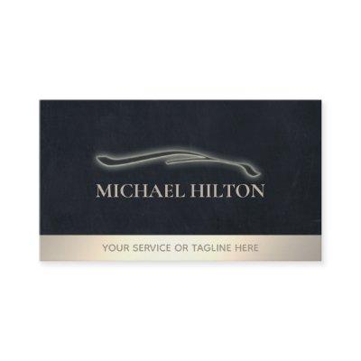 Modern simple luxury powerful car outline