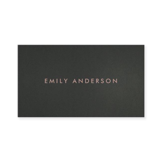 MODERN SIMPLE MINIMAL FAUX DARK SILVER GREY BLACK