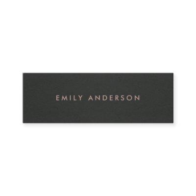 MODERN SIMPLE MINIMAL FAUX DARK SILVER GREY BLACK MINI