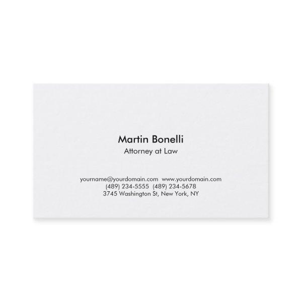 Modern Simple Minimalist Attorney