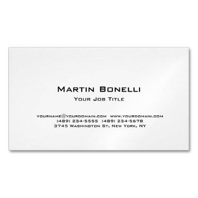Modern Simple Minimalist   Magnet
