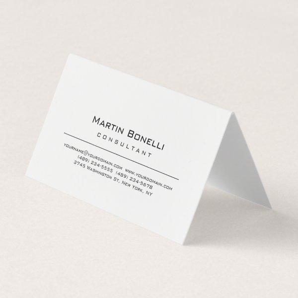 Modern Simple Minimalist Consultant