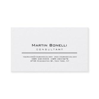 Modern Simple Minimalist Consultant