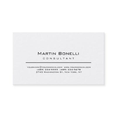Modern Simple Minimalist Consultant