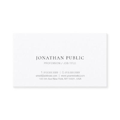 Modern Simple Minimalist Design Elegant Template