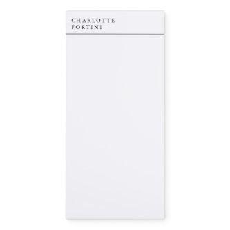 Modern Simple Minimalist Magnetic Notepad