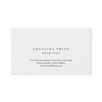 Modern Simple Minimalist White Professional