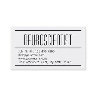 Modern Simple Neuroscience