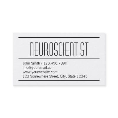 Modern Simple Neuroscience