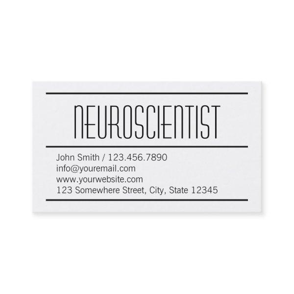 Modern Simple Neuroscience