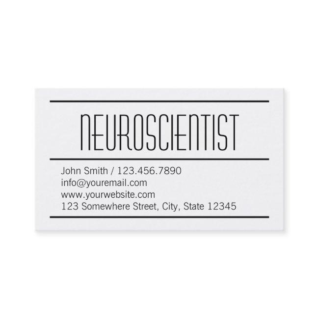 Modern Simple Neuroscience