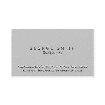 Modern Simple Plain Consultant
