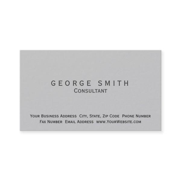 Modern Simple Plain Consultant