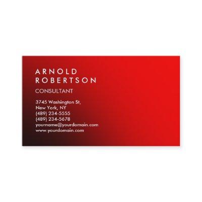 Modern Simple Plain Red Trendy