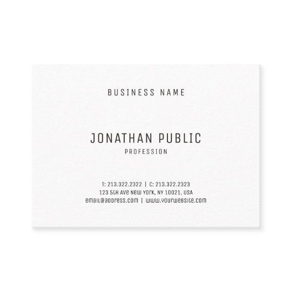 Modern Simple Professional Design Elegant White