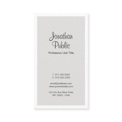 Modern Simple Professional Elegant Plain