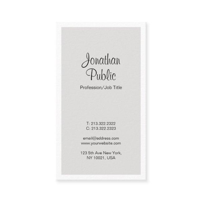 Modern Simple Professional Elegant Plain