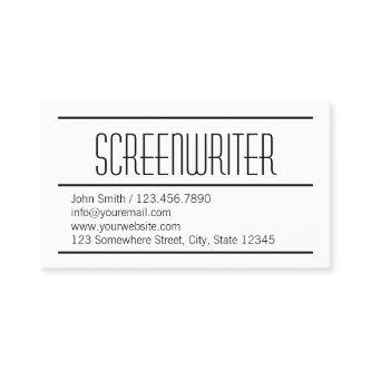 Modern Simple Screenwriter