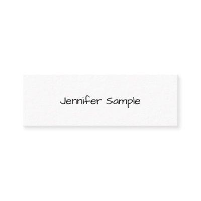 Modern Simple Template Elegant Freehand Script Mini