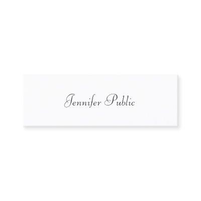 Modern Simple Template Elegant Minimalist Chic Mini