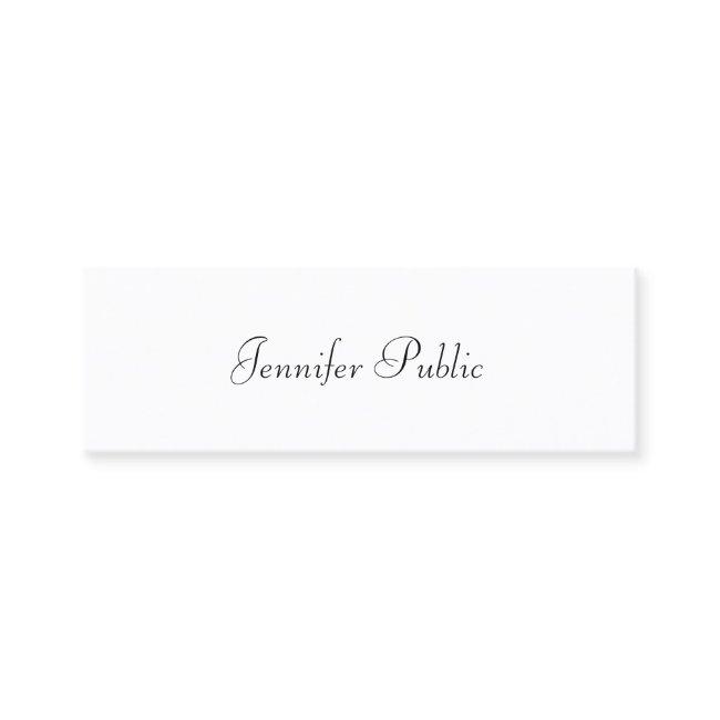 Modern Simple Template Elegant Minimalist Chic Mini