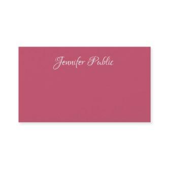 Modern Simple Template Elegant Red Professional
