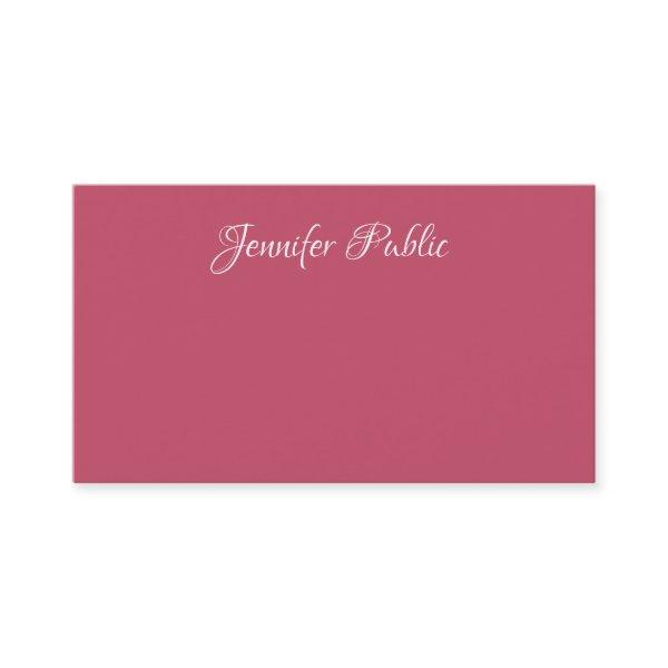 Modern Simple Template Elegant Red Professional