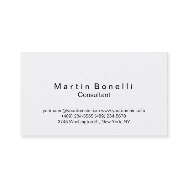 Modern Simple Trendy Consultant