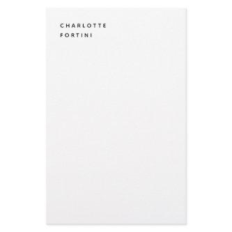 Modern Simple Trendy Minimalist  Stationery