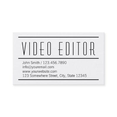 Modern Simple Video Editor