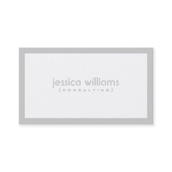 Modern Simple White & Light Gray
