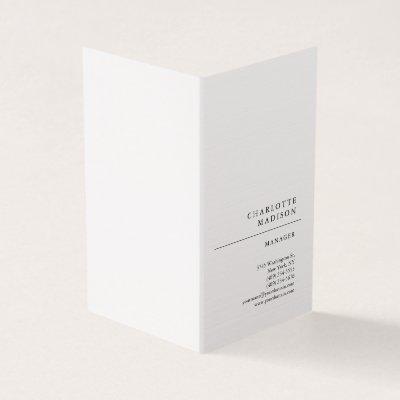 Modern Simple White Trendy Minimalist Plain Linen