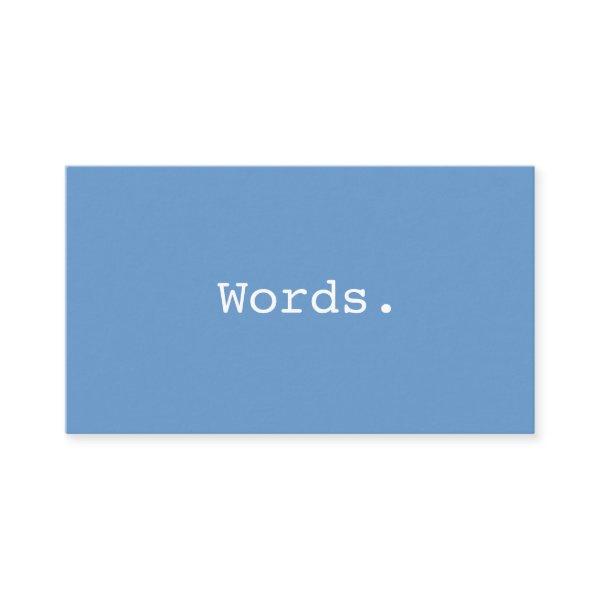 Modern simple writer publisher editor blue-gray