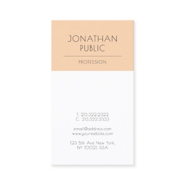 Modern Sleek Elegant Design Plain Trendy Luxury