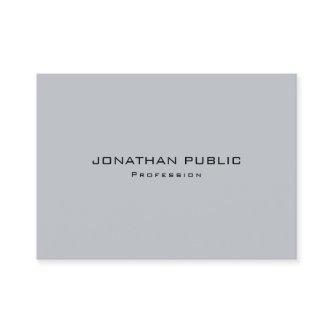 Modern Sleek Elegant Grey Template Trendy Chic