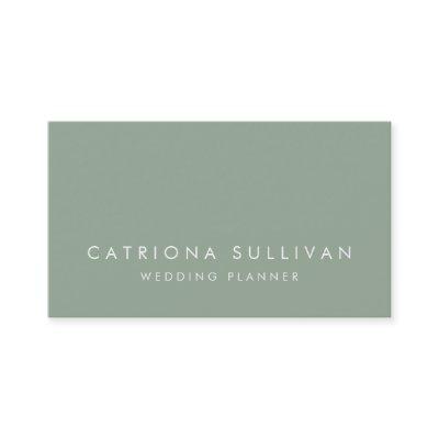 Modern Sleek Elegant Sage Green
