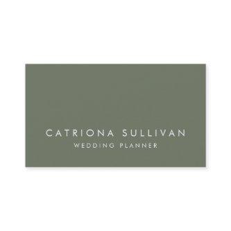 Modern Sleek Elegant Taupe Green