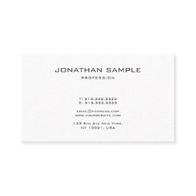 Modern Sleek Monogram Design Sophisticated Plain