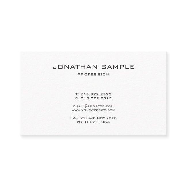 Modern Sleek Monogram Design Sophisticated Plain