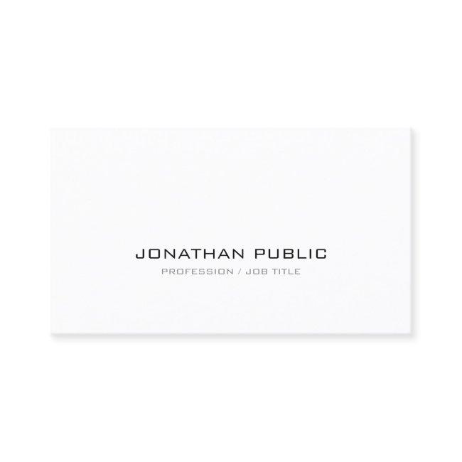 Modern Sleek Plain Sophisticated Professional