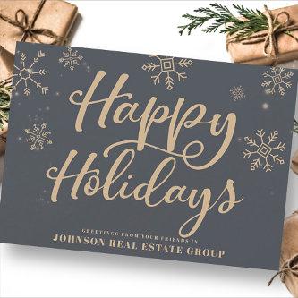 Modern Snowflakes | Holiday Greetings