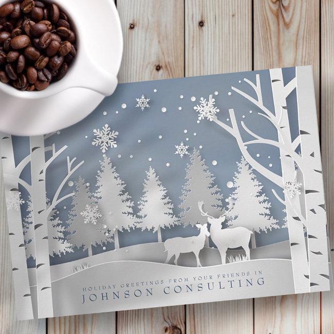 Modern Snowflakes | Holiday Greetings