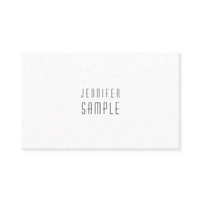 Modern Sophisticated Minimal Fine Plain Simple