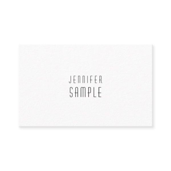 Modern Sophisticated Minimal Fine Plain Simple
